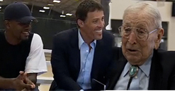 tony robbins with John Wooden